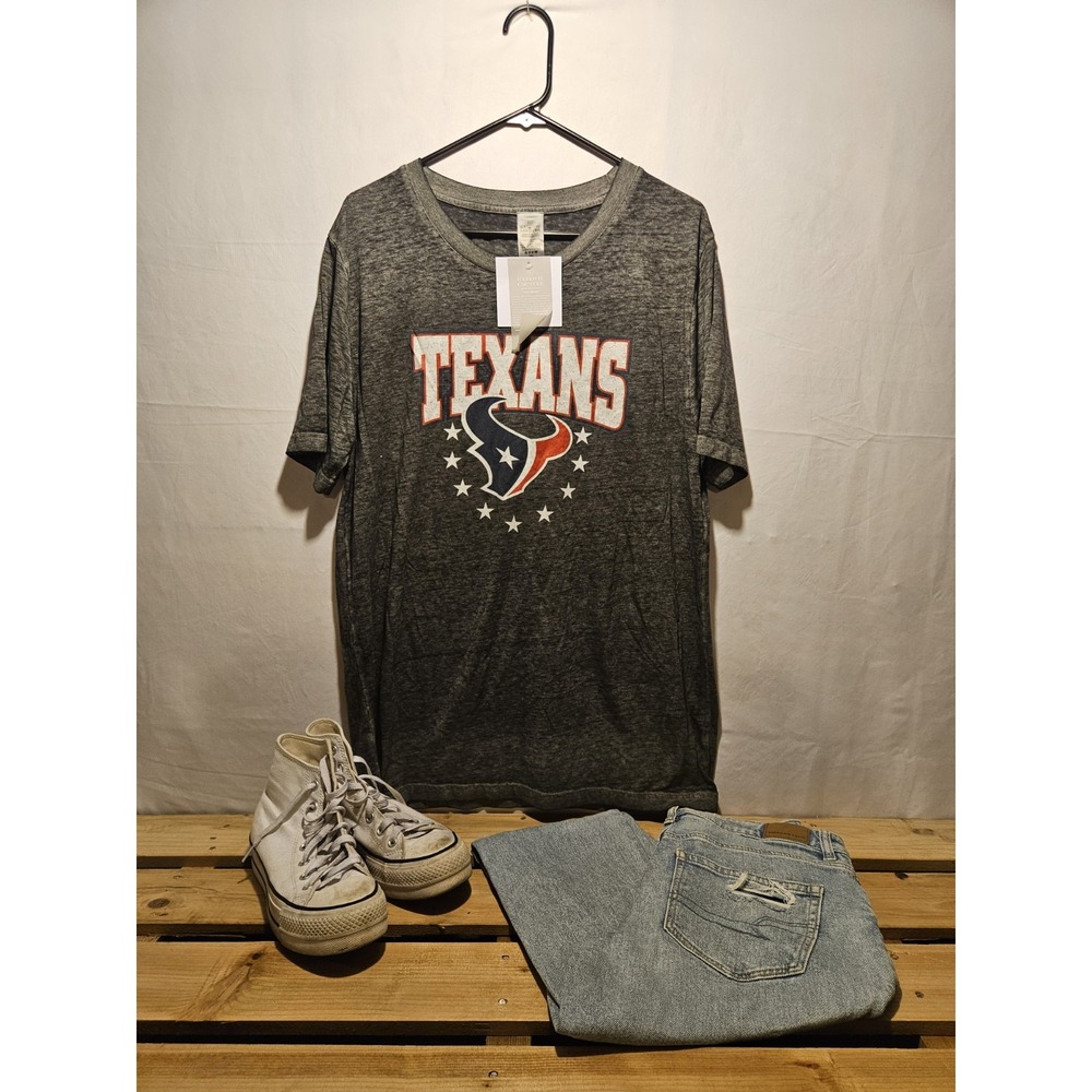 Houston Texans Gameday Couture T Shirt Gray Size XXL